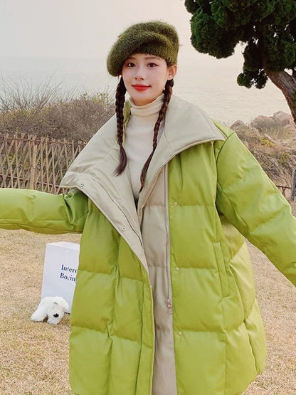 今季も大流行 スタイルアップ ファッション フード付きジッパーコート E-10318