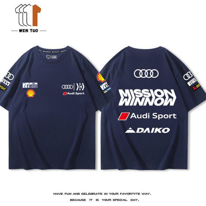 今季マストバイ　カジュアル 売り切れ必至 おすすめ プリントロゴ 半袖 Tシャツ-A2406