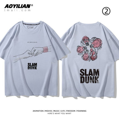 ファッション　着回し力抜群　おすすめ プリントロゴ 半袖 Tシャツ-A2534