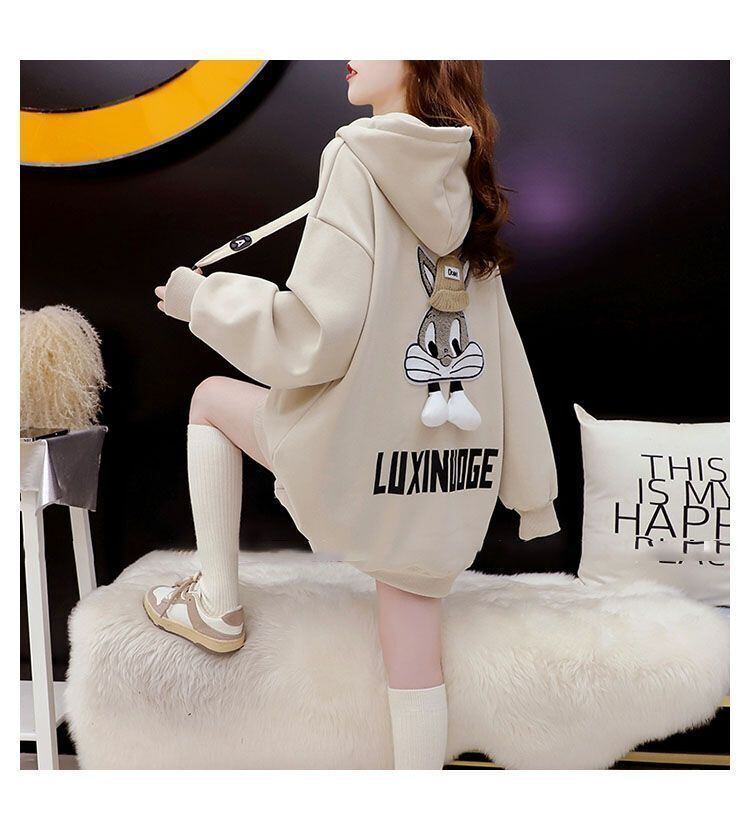 絶対欲しい 売り切れ必至 柔らかくて優しい印象  カジュアル   2色 パーカー  E-12252