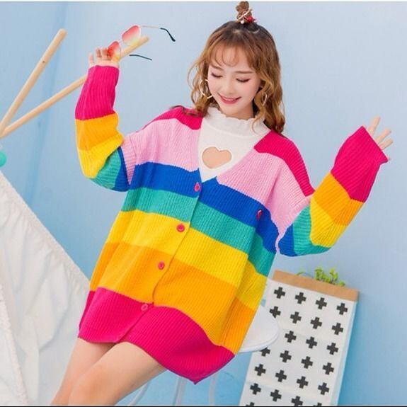 人気爆発中  長袖 切り替えカーディガンE-10186