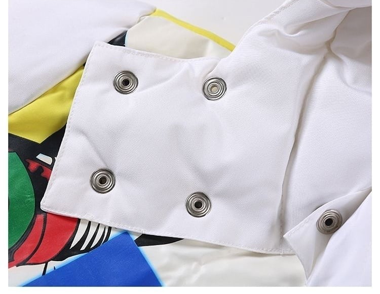 おすすめ 冬服 防寒 暖かい  撥水加工 3色展開 男女兼用 フード付きダウンジャケットE-12896