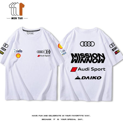 今季マストバイ　カジュアル 売り切れ必至 おすすめ プリントロゴ 半袖 Tシャツ-A2406