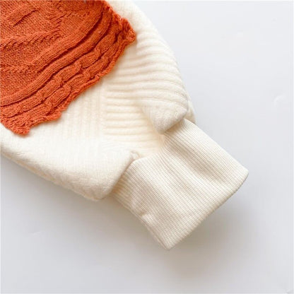 存在感たっぷり  切り替えカラーマッチング 三色スウェットE-4055