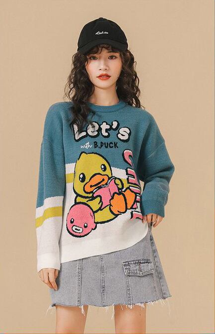 話題沸騰中 キュート 超人気 おしゃれ度高め 4種選択 ニットトップスE-9382