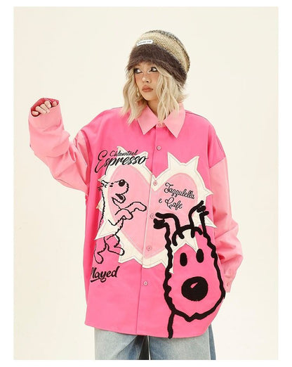 ベストセラーアイテム！ファッション感満々 切り替え アバンギャルド 2色選択 Tシャツ E-9506