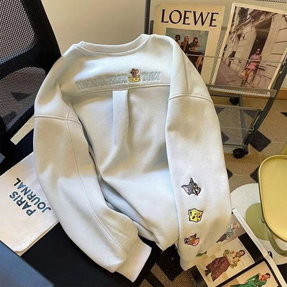 【裏起毛】早い者勝ち 上質 ファッション 刺繍 スウェットE-5815