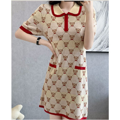 絶対欲しい エレガント 肌触り抜群 ファッション ニットワンピース E-9005