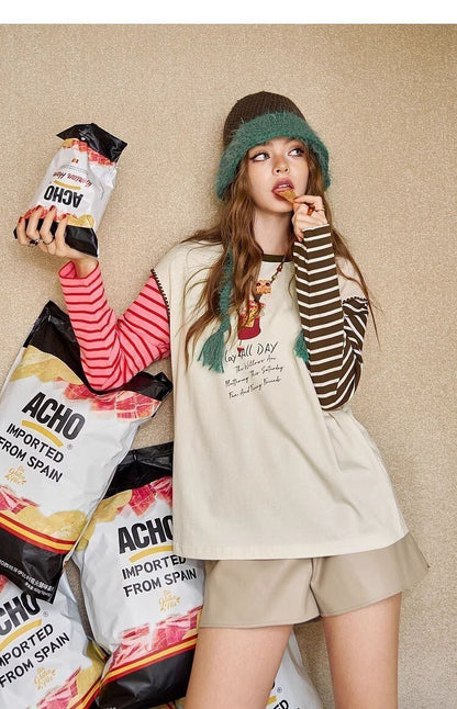 絶対流行 カジュアル 早い者勝ち 大人可愛い スウェットE-10904