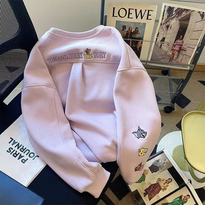 【裏起毛】早い者勝ち 上質 ファッション 刺繍 スウェットE-5815