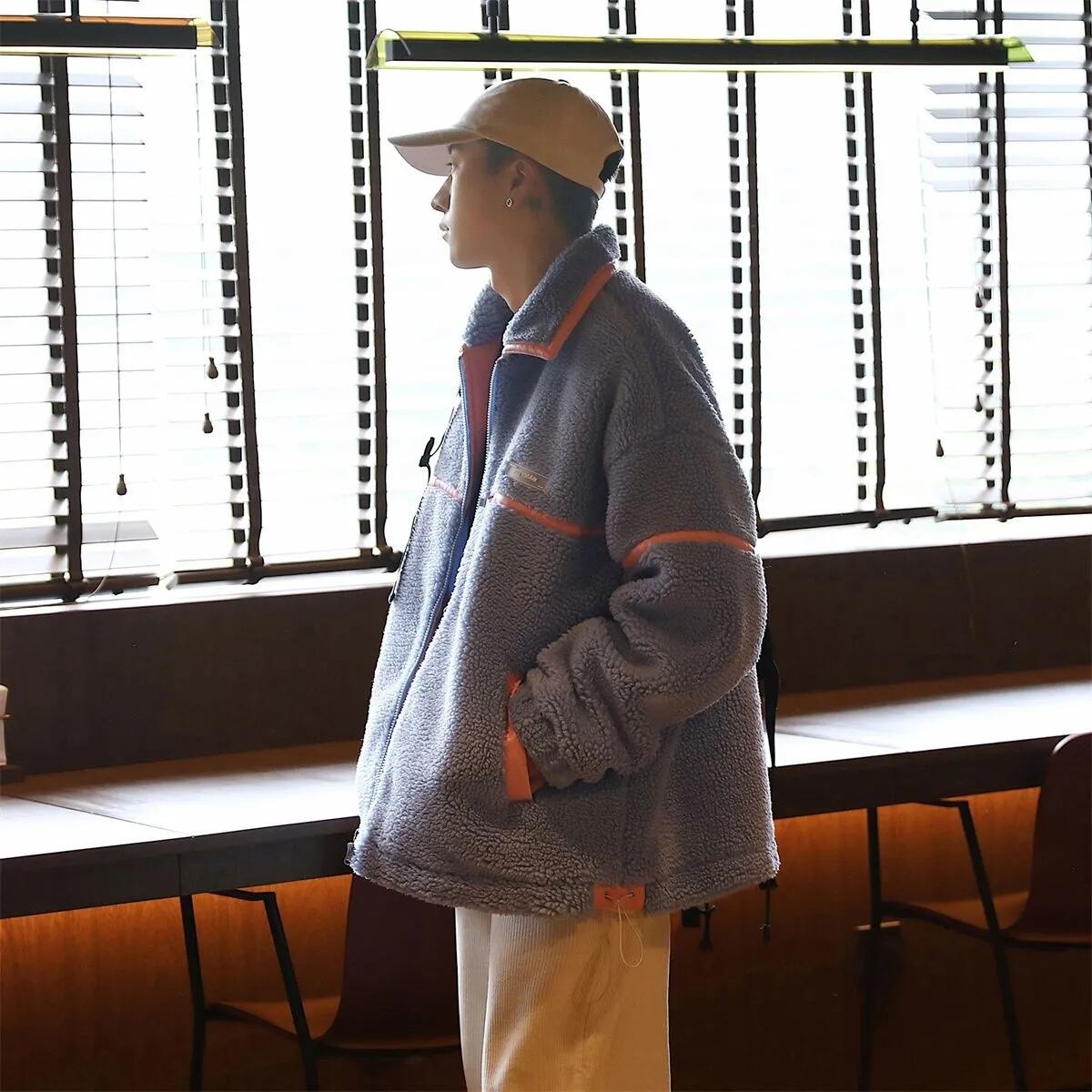 絶対欲しい 高級感 おすすめ 今季マストバイ 全2色 ボアジャケット男女兼用E-12537