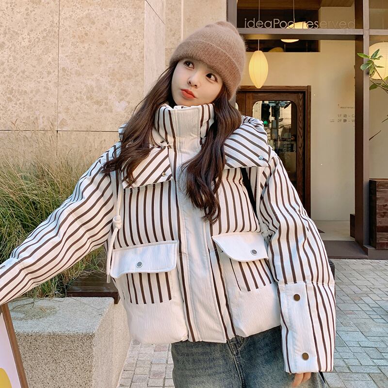 絶対流行 カジュアル 着心地良い キルティングダウンジャケット E-10062