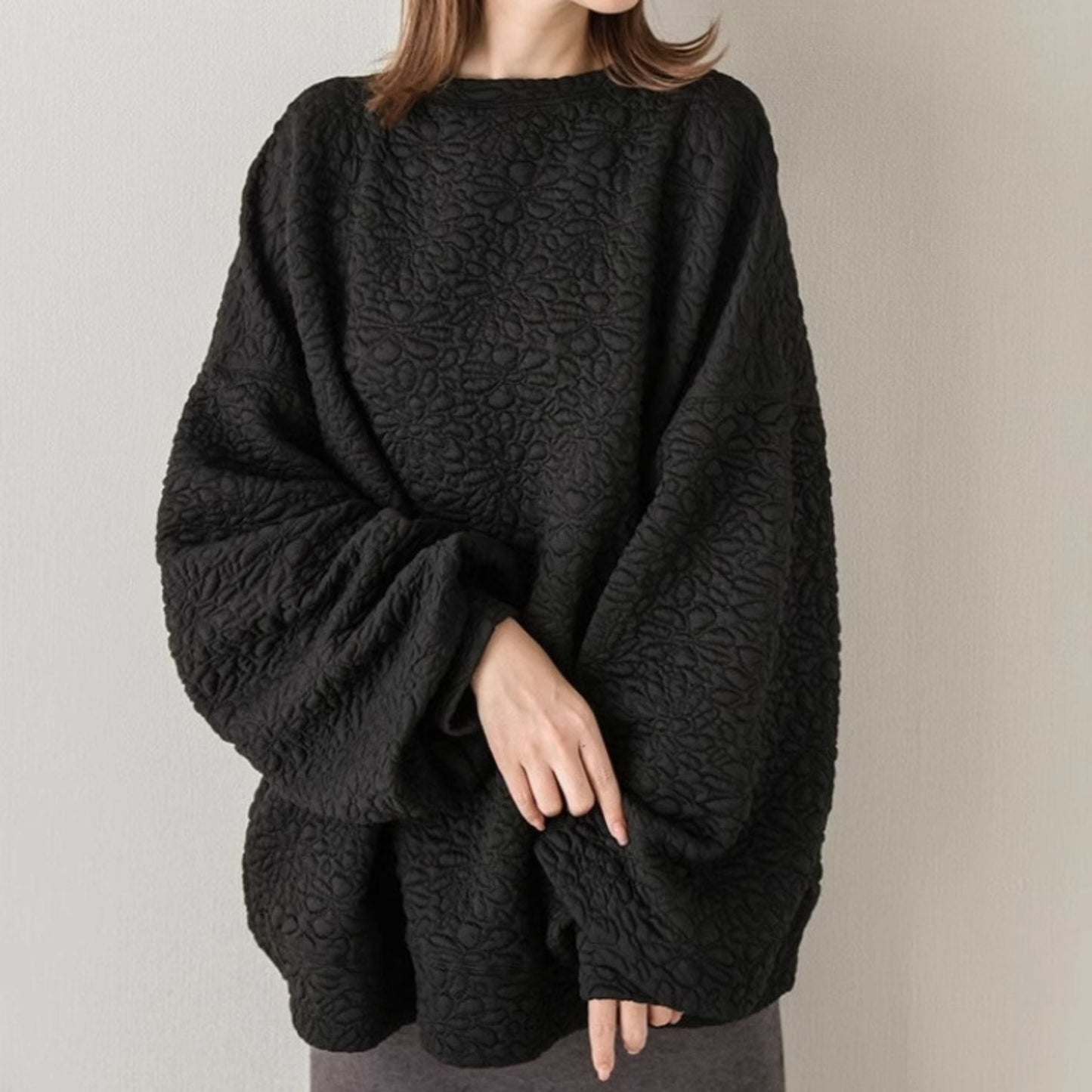 主役級 キュート  柔らかくて優しい印象  カジュアル   3色 スウェット  E-12215