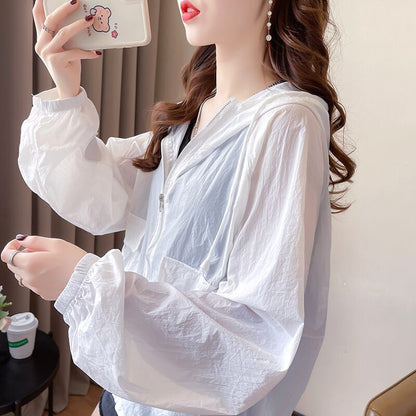 定番シンプル 簡潔 今季マストバイ カジュアル 日焼け対策 全2色 パーカー コートE-9110