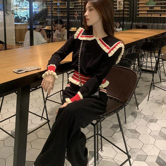 絶対欲しい おしゃれ度高め 好感度UP 着心地良い トップス+パンツセット E-10880