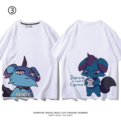 大人可愛い　美人度アップ 売り切れ必至 おすすめ プリントロゴ 半袖 Tシャツ-A2381