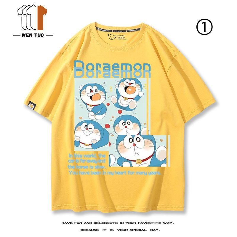 定番シンプル　着回し力抜群　おすすめ プリントロゴ 半袖 Tシャツ-A2535