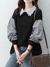 売り切れ必至 カジュアル 主役級 切り替え 3色選択 スウェット E-10898