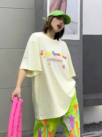 大好評  ファッション 個性派 半袖Tシャツ＜ins-8072＞