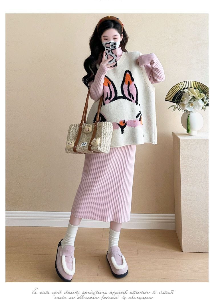 カジュアル ト デザイン オシャレ 着心地良い カジュアル 2色 ニット セータートE-12243