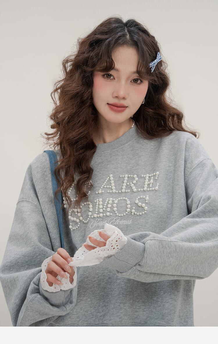 絶対欲しい 早い者勝ち 絶対流行 カジュアル 2色選択 スウェット E-10928