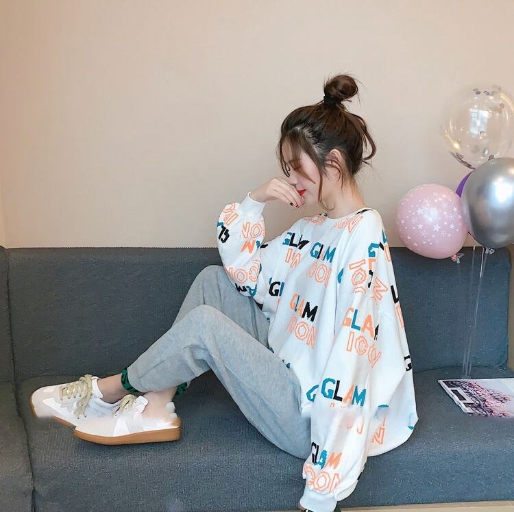 女子マスト おしゃれ度高め デザイン性抜群 着心地良い 2色選択 トップス+パンツセット E-10449