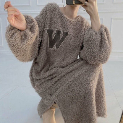 好感度UP 気質アップ 柔らかくて優しい印象 4色選択 ニットスカートE-10026