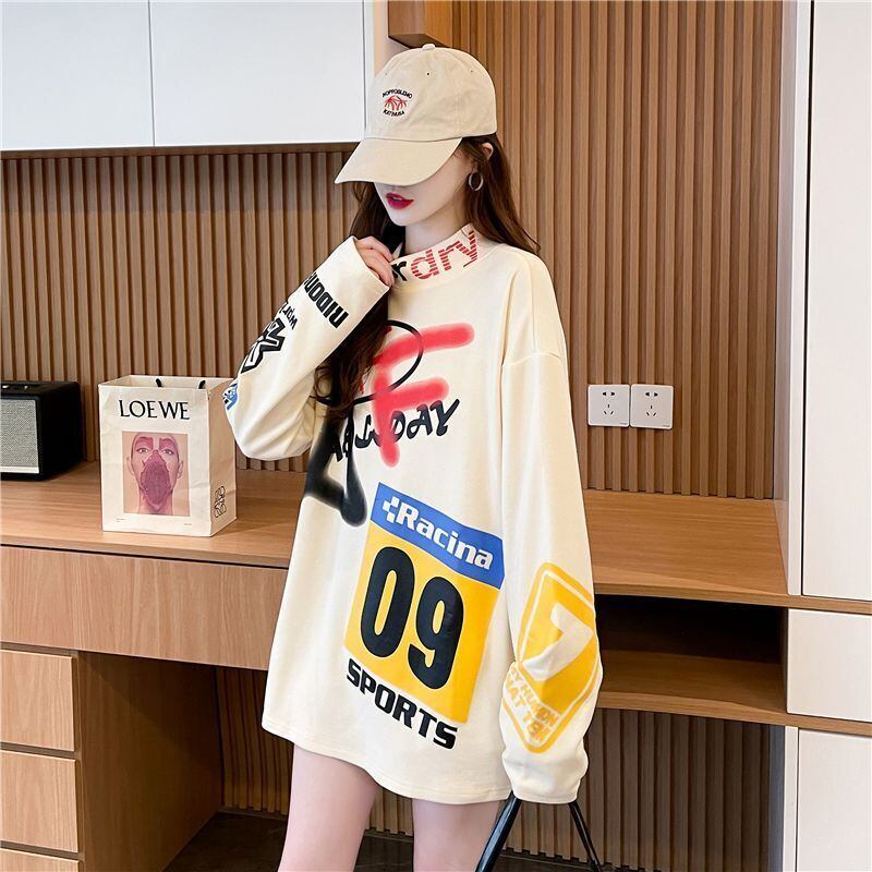 美人度アップ 2色選択 リラックス感のある カジュアル ニットE-10303