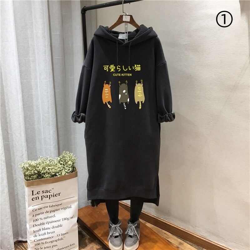 【裹起毛】質感のいい ニット プラスベルベット長袖 セーター E-10224