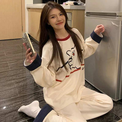 着回し力抜群 着心地良い 柔らかくて優しい印象 3種選択 トップス+パンツセット パジャマE-10922