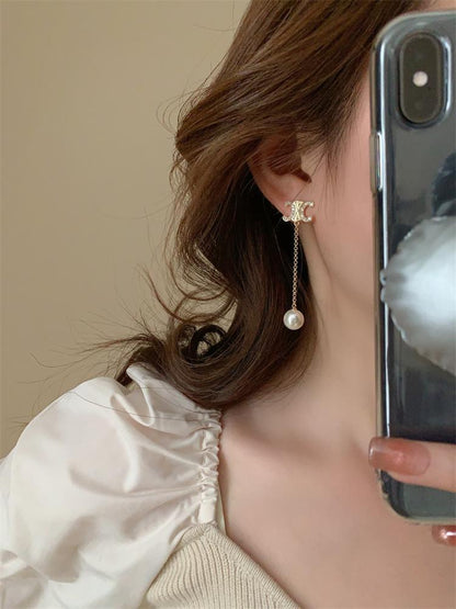 美人度アップ 清純甘くて女子力UP 美感いっぱい ピアス アクセサリーE-12424