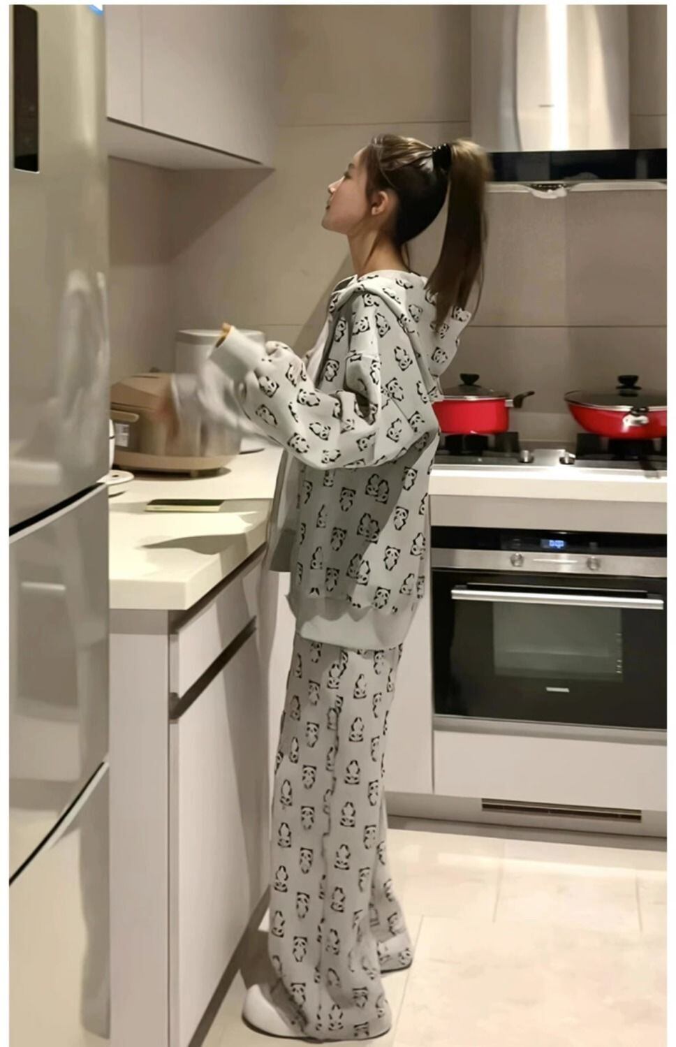 好感度UP 着心地良い おしゃれ度高め トップス+パンツセット E-10791