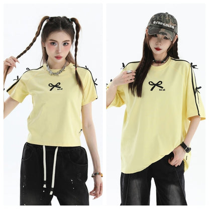 話題沸騰中 着回し力抜群 人気上昇中 カジュアル 全4色 カップル 半袖TシャツE-9164