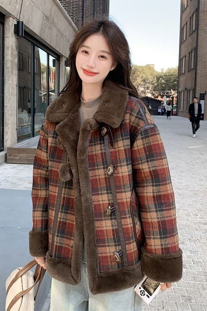 好感度UP 優しい雰囲気 海外トレンド上質 ファッション 2色 ダウンジャケット E-12317