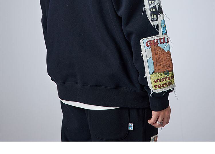 早い者勝ち キュート 個性派 長袖 スウェット パーカー トップスE-10068