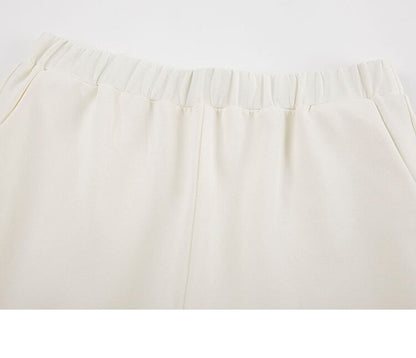 絶対欲しい カジュアル 上品 シンプル エレガント トップス＋パンツ E-8340