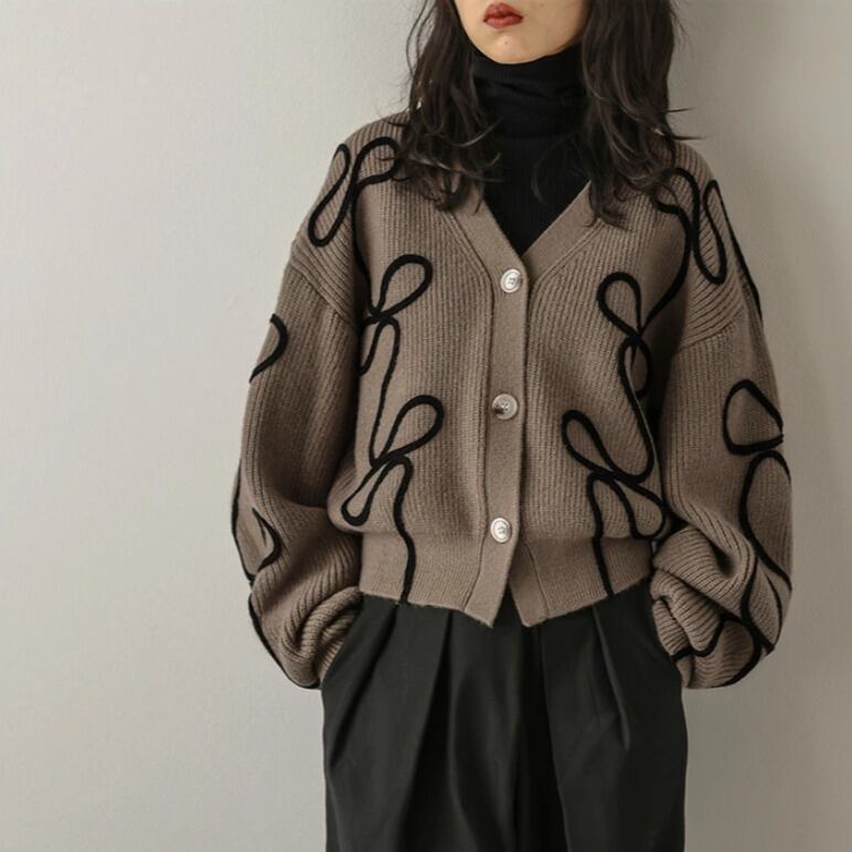 エレガント キュート  柔らかくて優しい印象  カジュアル   3色 スウェット  E-12214