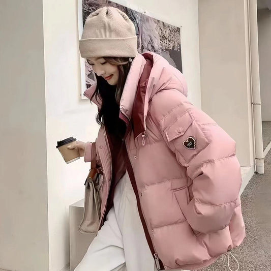 好感度UPファッション 3色選択 スタイルアップ フード付きジッパーコート E-10023