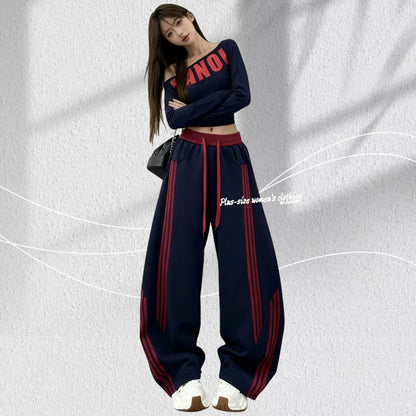 定番シンプル 絶対欲しい 切り替え 個性的なデザイン 5色選択 スポーツスウェットパンツE-12477