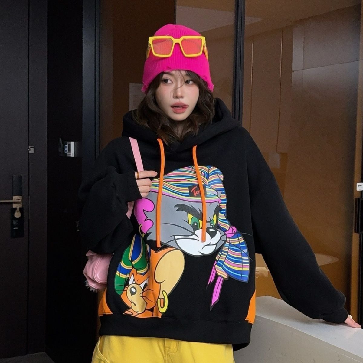 好感度UP 大人可愛い  柔らかくて優しい印象  カジュアル   3色  パーカー  E-12315