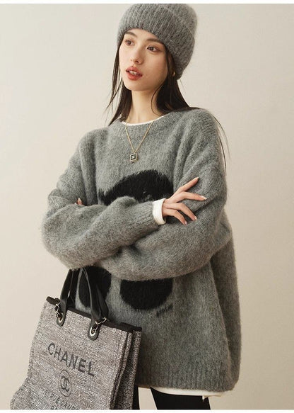 優しい雰囲気 着心地良い デザイン カジュアル スウェットE-10206