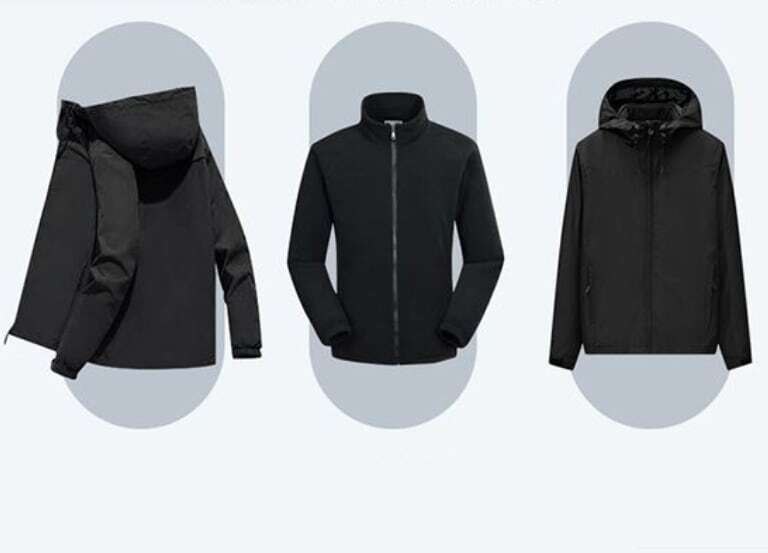 [人気商品再入荷!!!】冬服 暖かい 防寒 マウンテンジャケット 脱着可能ボアライナー付き 3way E-5448