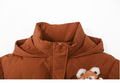 好感度UPファッション フード付きジッパーコート スタイルアップ E-10040