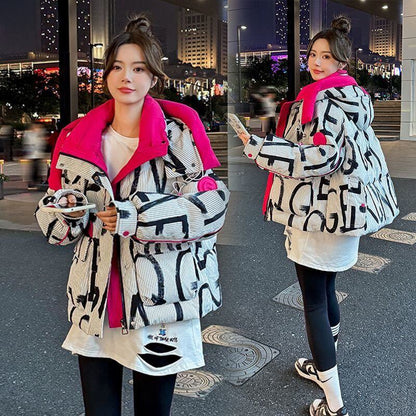 高級感溢れる スタイルアップ 美感いっぱい 2色選択 ダウンジャケットE-10592