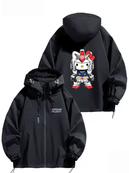 激安販売中 秋冬服 防寒  撥水加工 プリントロゴ 3色展開 男女兼用 マウンテンパーカーE-12594