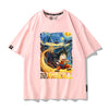 男女兼用 カジュアル プリント 半袖 Tシャツ F-13569