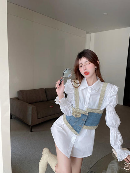 デニム デザイン 絶対欲しい 着心地良い カジュアル スウェットE-10785