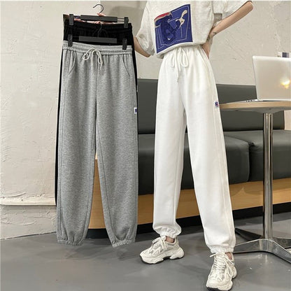 カジュアル 3色選択可 着心地抜群 ハイウエスト パンツ ボトムスE-3799