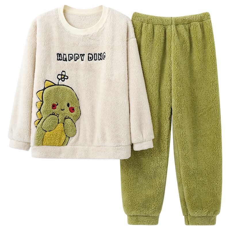 大活躍 3種選択 柔らかくて優しい印象 サンゴフリース カップル パジャマE-10005