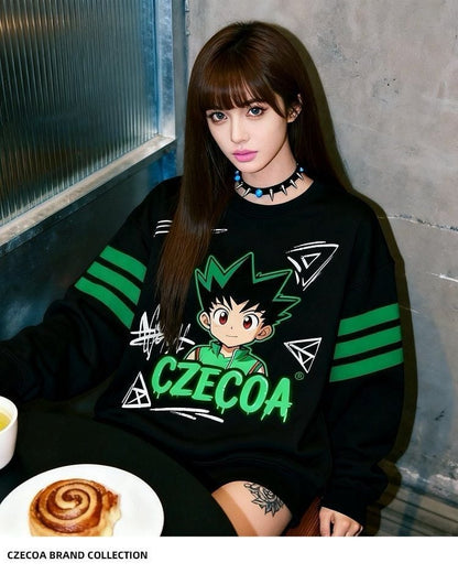 おすすめ 大人可愛い アバンギャルド  早い者勝ち カジュアル スウェットE-12286